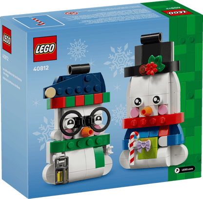 DISPONIBILE DA SETTEMBRE 2026 - 40812 LEGO Stagionali - Pupazzi di neve ornamentali