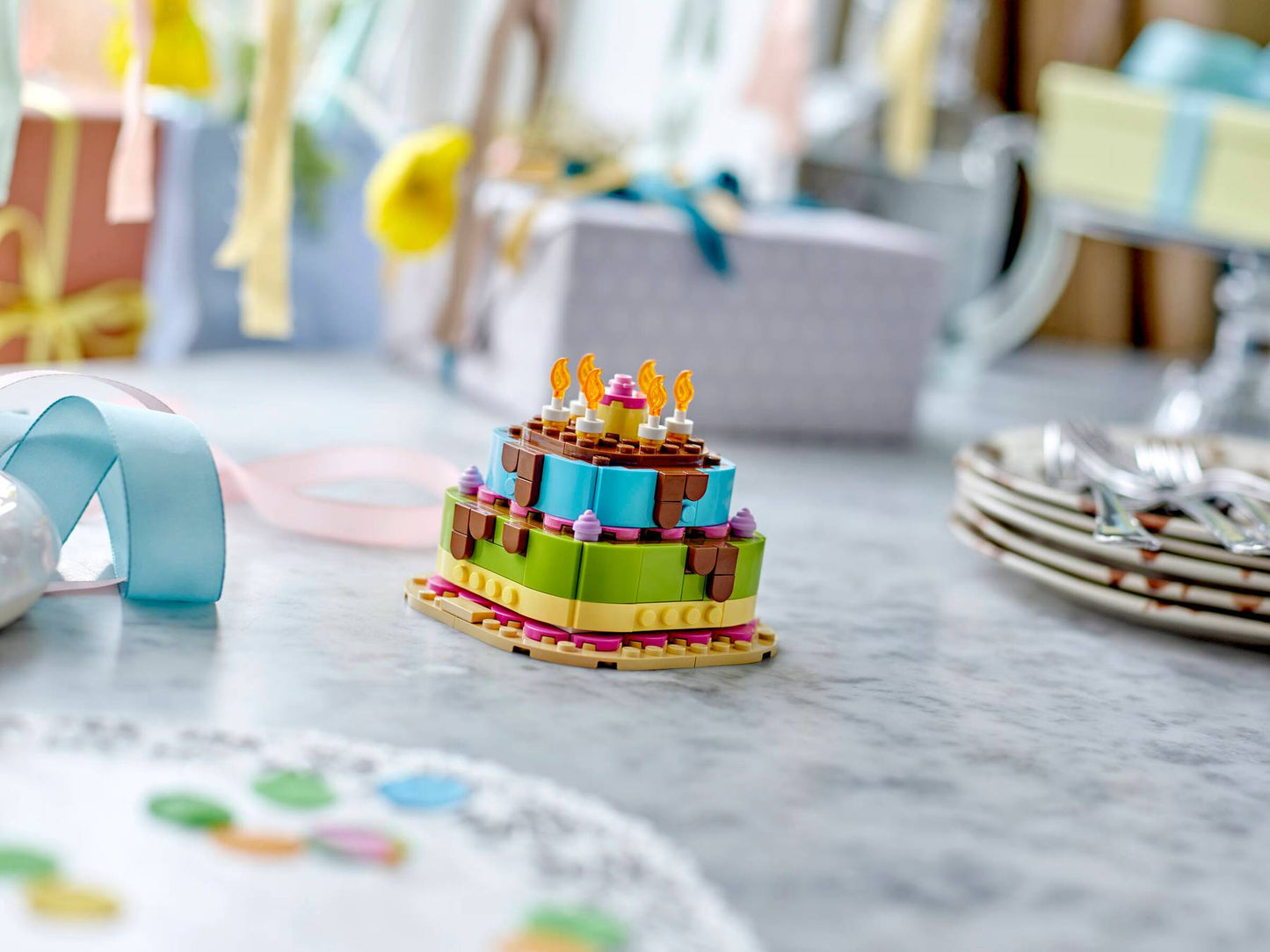 DISPONIBILE DA GIUGNO - 40815 LEGO Stagionali - Torta della festa di compleanno
