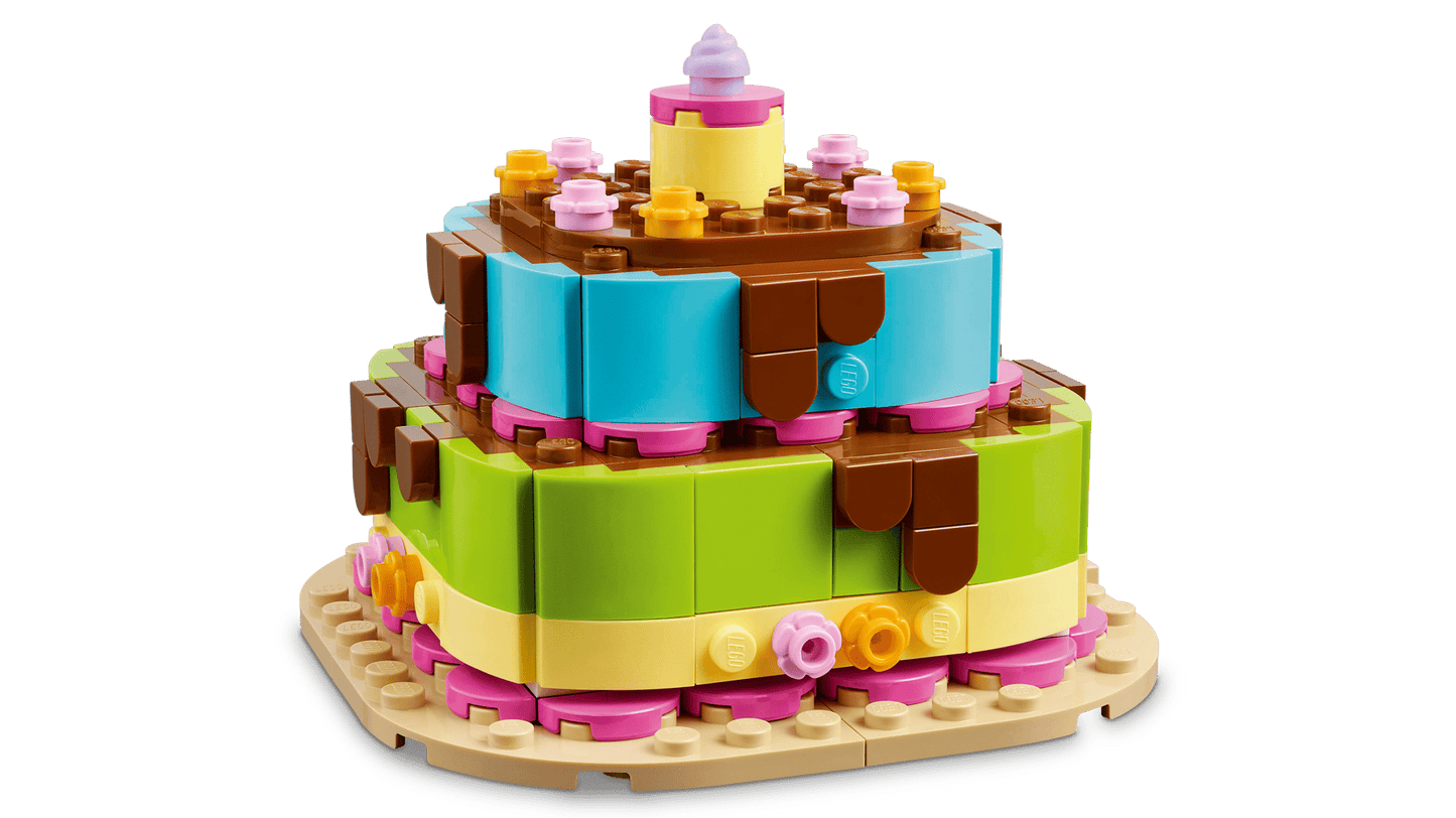 DISPONIBILE DA GIUGNO - 40815 LEGO Stagionali - Torta della festa di compleanno