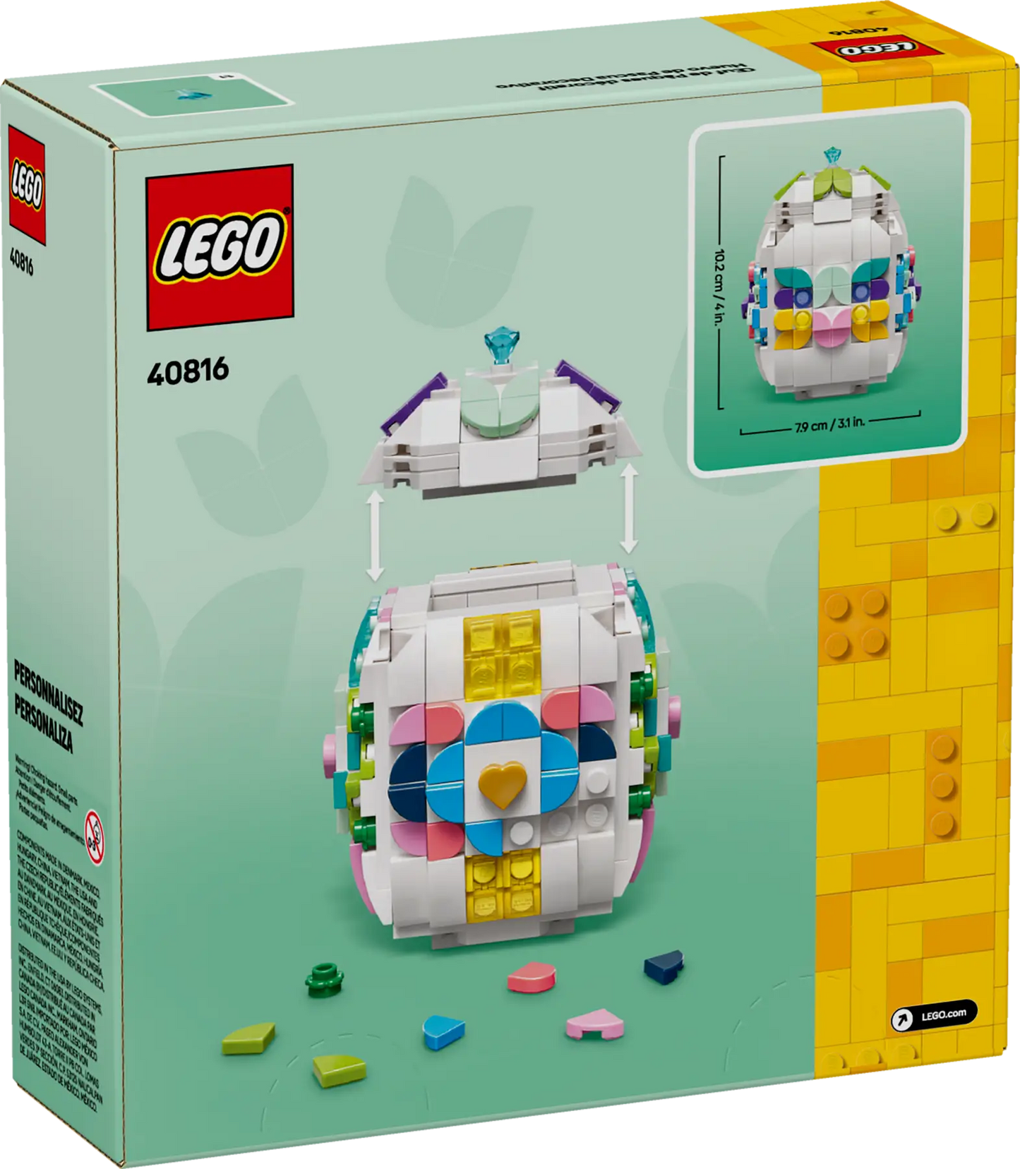 DISPONIBILE DA GENNAIO 2026 - 40816 LEGO Stagionali - Uovo di Pasqua decorativo