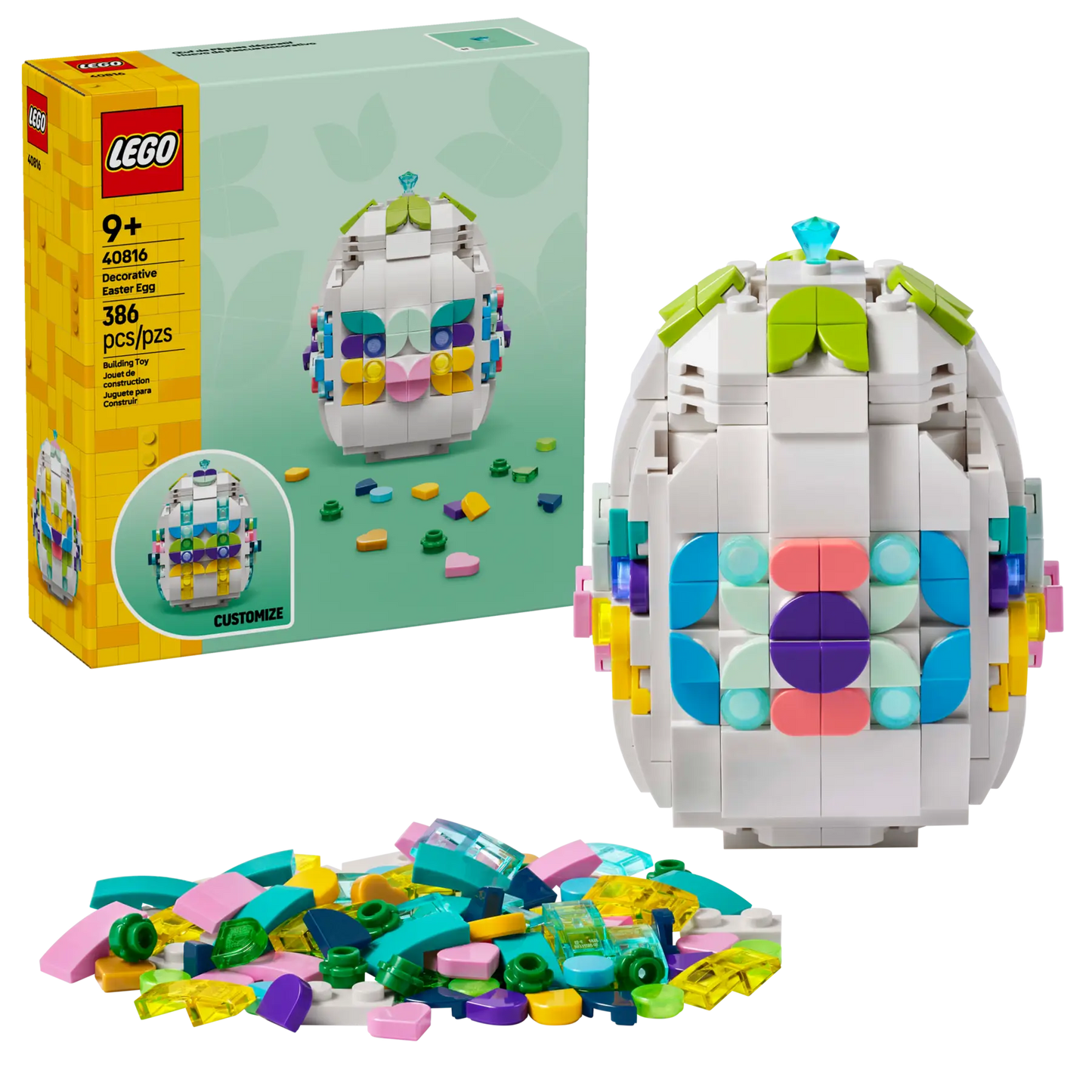 DISPONIBILE DA GENNAIO 2026 - 40816 LEGO Stagionali - Uovo di Pasqua decorativo