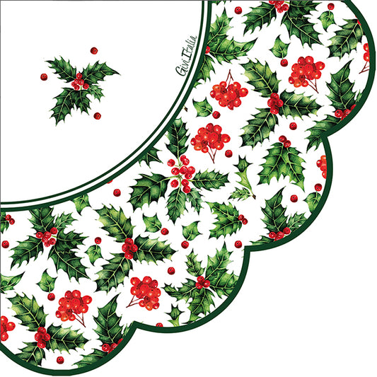 Tovaglioli Smerlati HOLLY cm. 33x33 - conf. 16 pz - cod. 41784