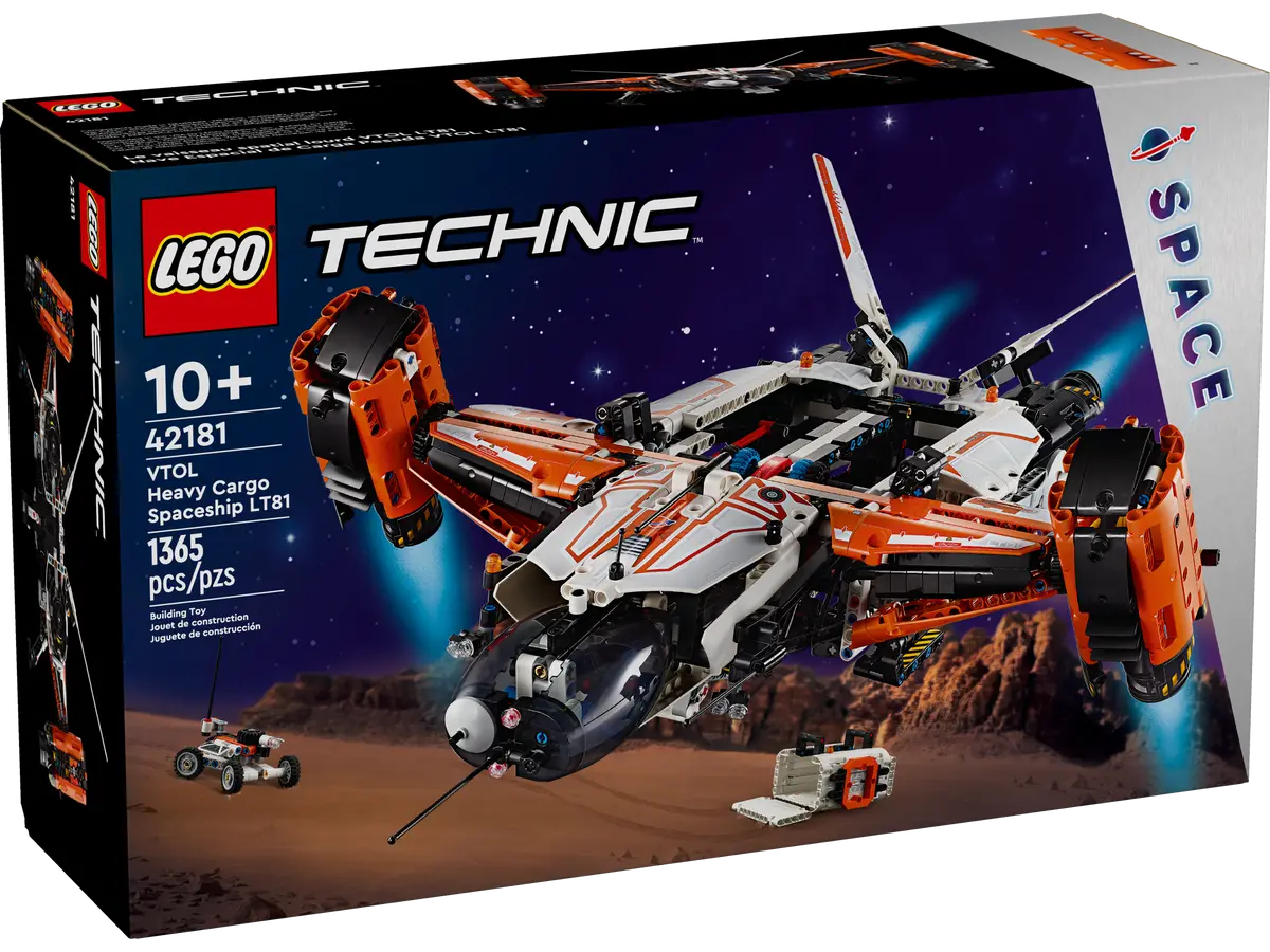 DISPONIBILE DA MARZO - 42181 LEGO Technic - Astronave Heavy Cargo VTOL LT81