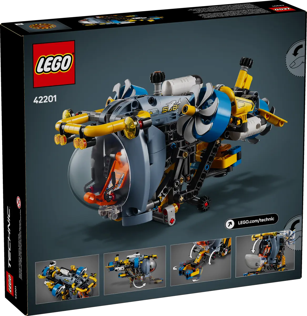 42201 LEGO Technic - Sottomarino per esplorazioni abissali