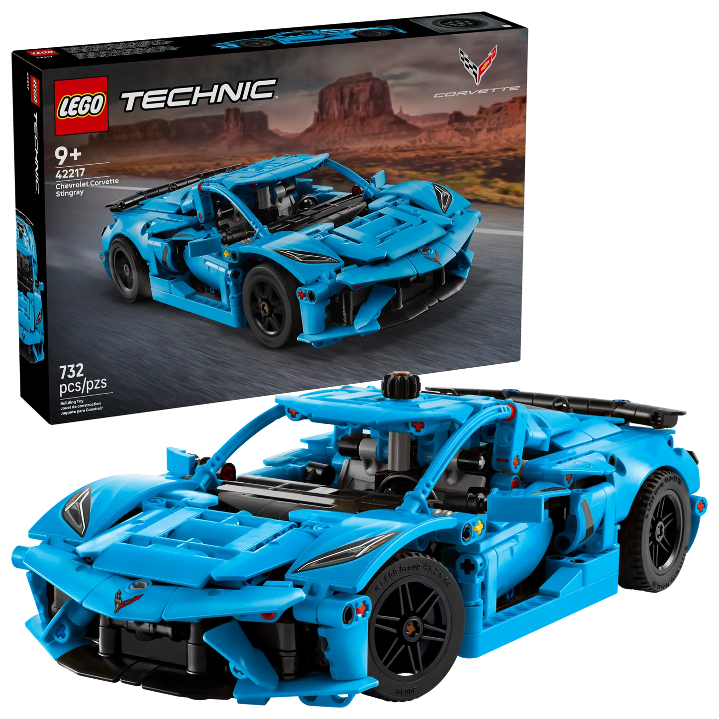 42217 LEGO Technic - Chevrolet Corvette Stingray Blu