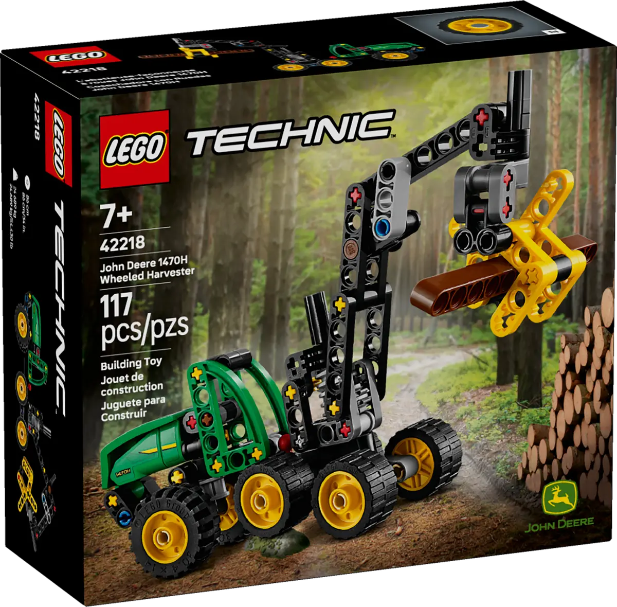 DISPONIBILE DA GENNAIO 2026 - 42218 LEGO Technic - Mietitrebbia gommato John Deere 1470H