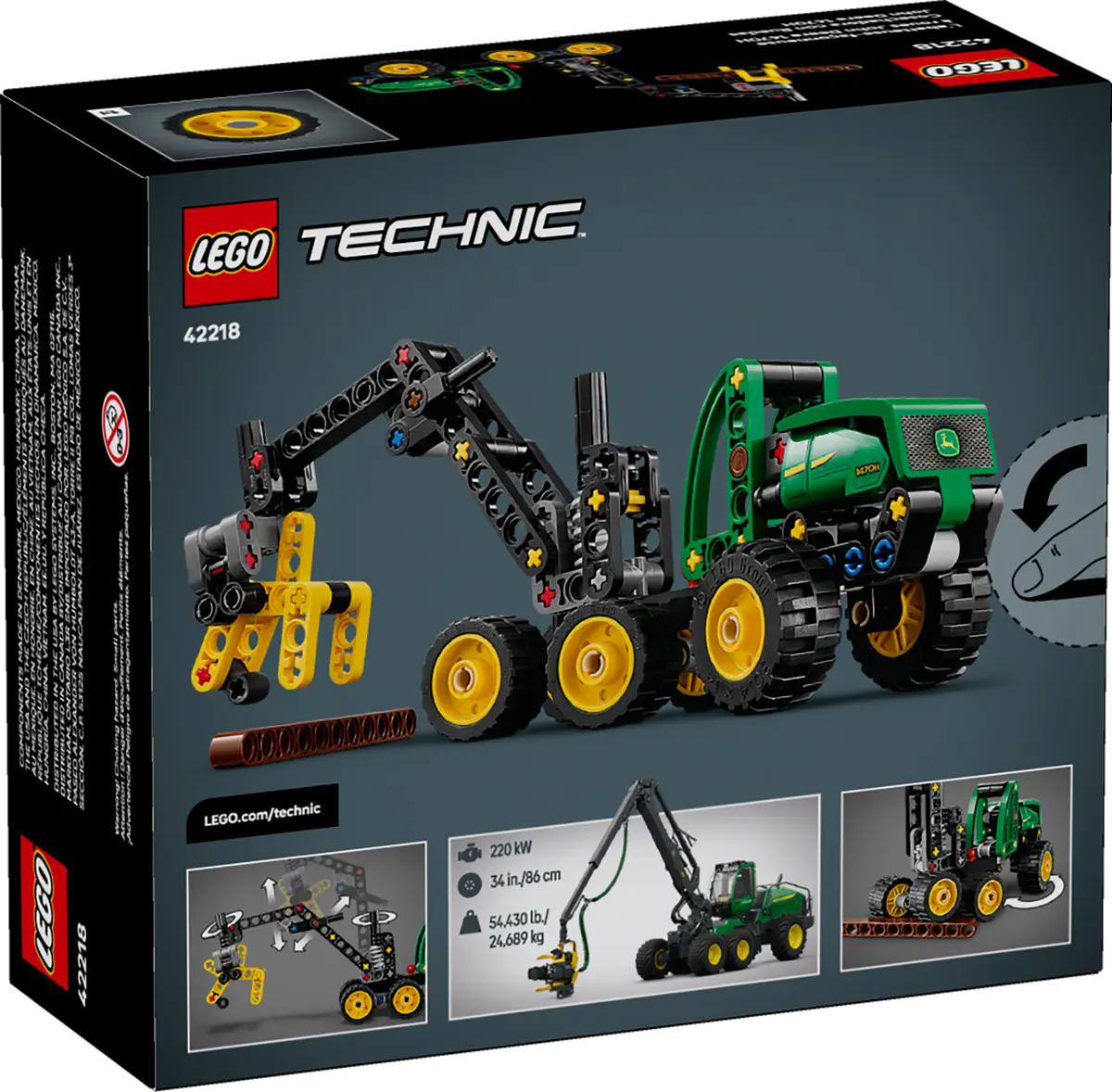 DISPONIBILE DA GENNAIO 2026 - 42218 LEGO Technic - Mietitrebbia gommato John Deere 1470H