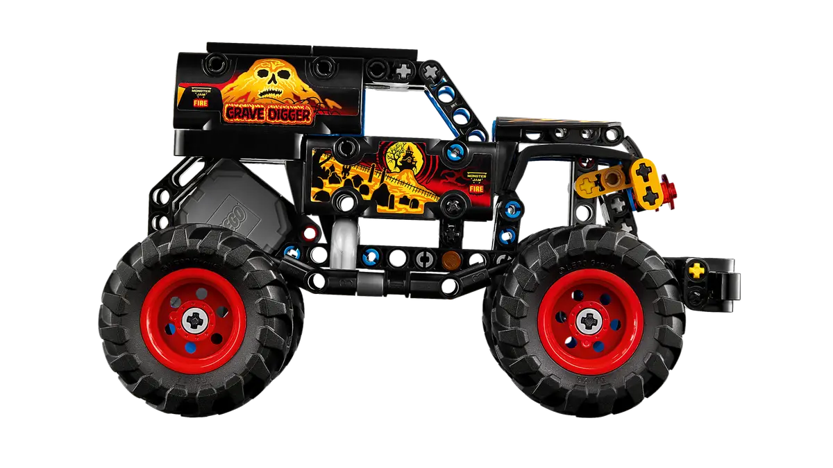 42219 LEGO Technic - Monster Jam™ Grave Digger™ Fuoco e Ghiaccio