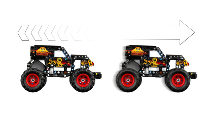 42219 LEGO Technic - Monster Jam™ Grave Digger™ Fuoco e Ghiaccio