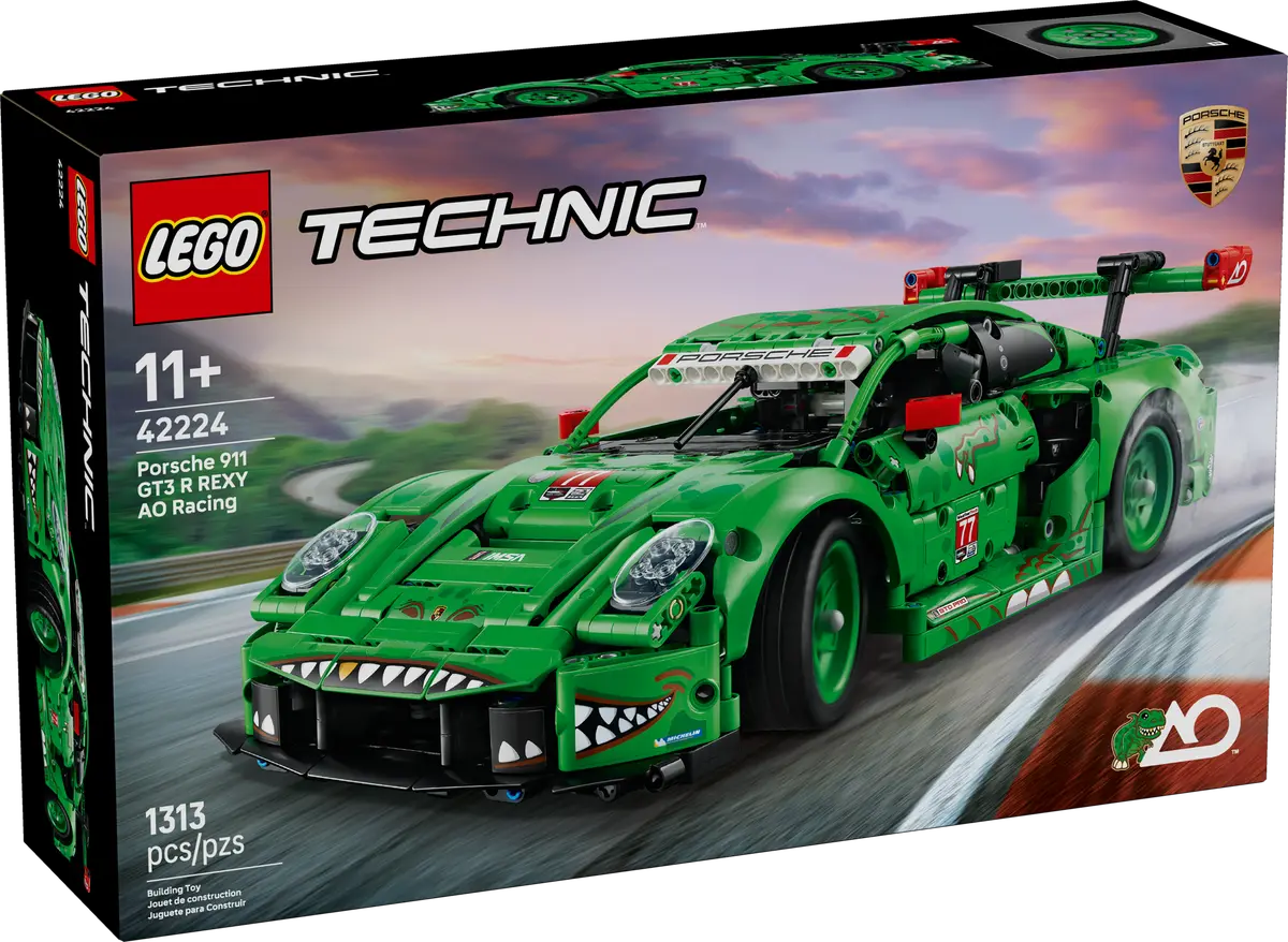 DISPONIBILE DA GENNAIO 2026 - 42224 LEGO Technic - Auto Porsche 911 GT3 R REXY AO Racing