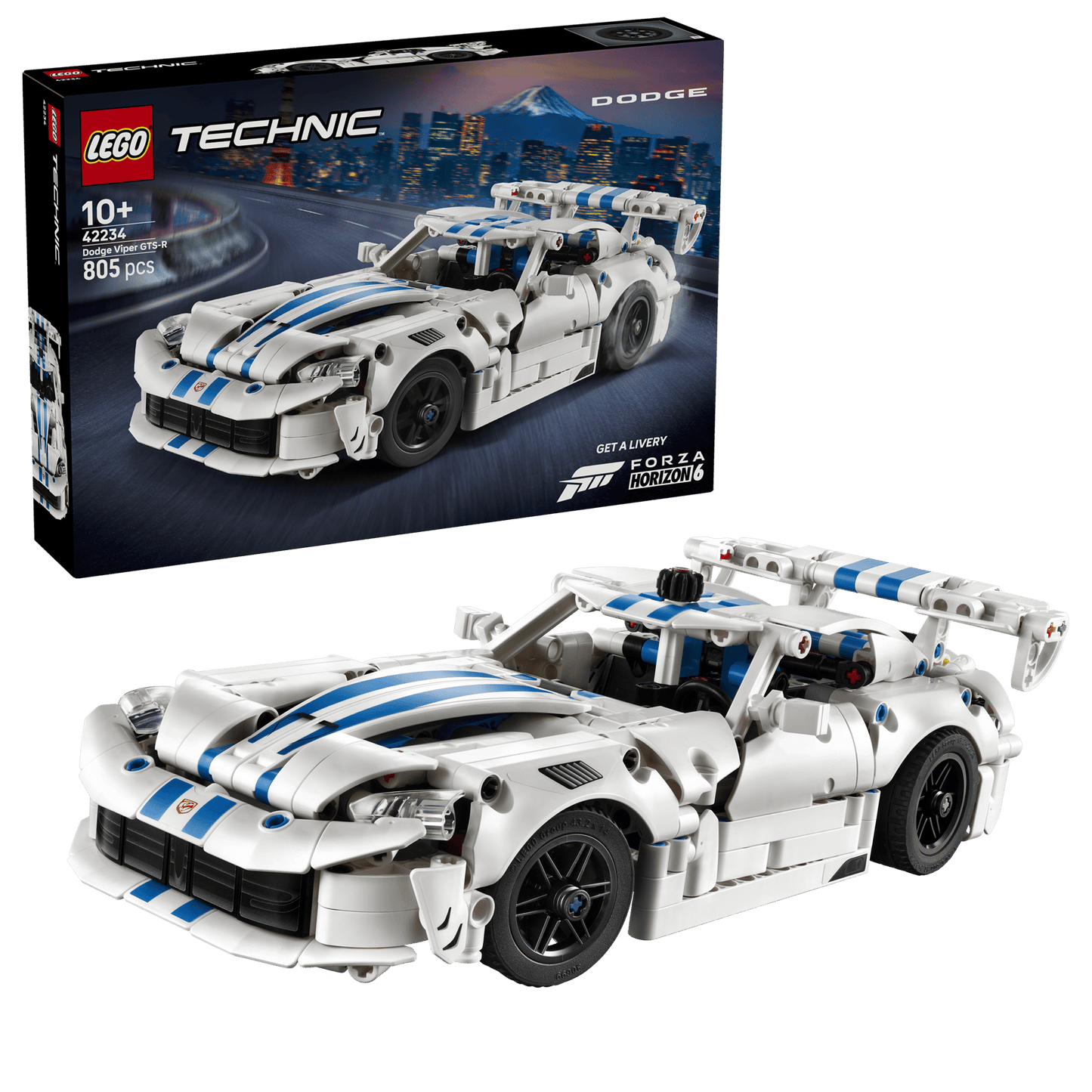 DISPONIBILE DA AGOSTO 2026 - 42234 LEGO Technic - Auto sportiva Dodge Viper GTS-R