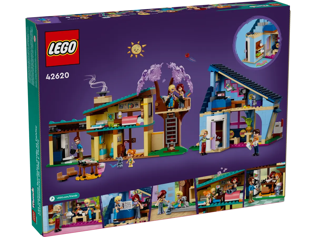 42620 LEGO Friends - Le case di Olly e Paisley