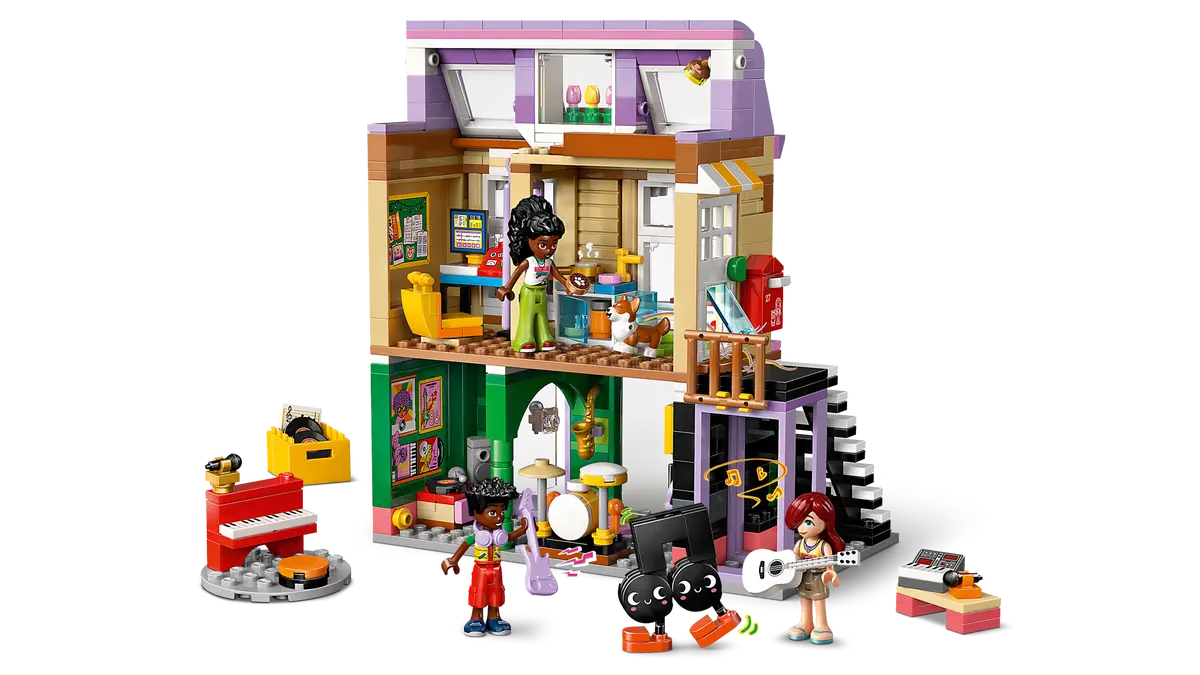 42653 LEGO - Friends - Negozio di musica e appartamento