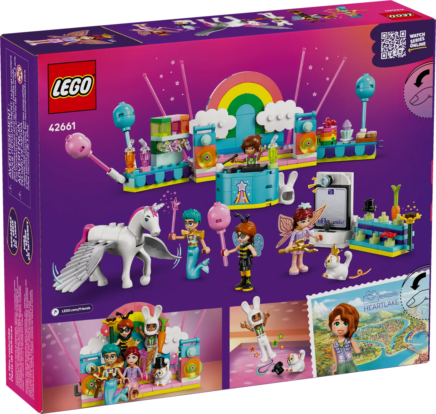42661 LEGO - Friends - Party in costume con unicorno e fatina