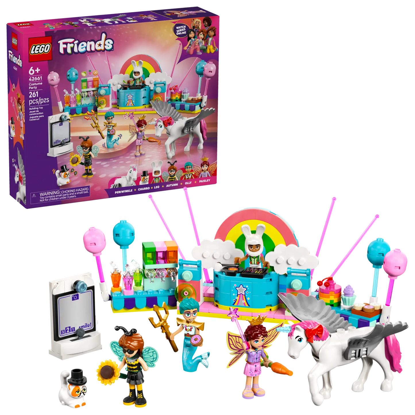 42661 LEGO - Friends - Party in costume con unicorno e fatina