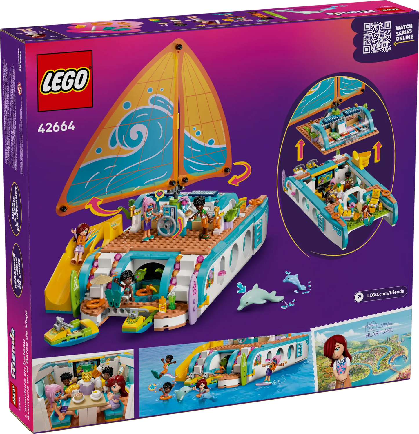 42664 LEGO - Friends - Avventura sul catamarano