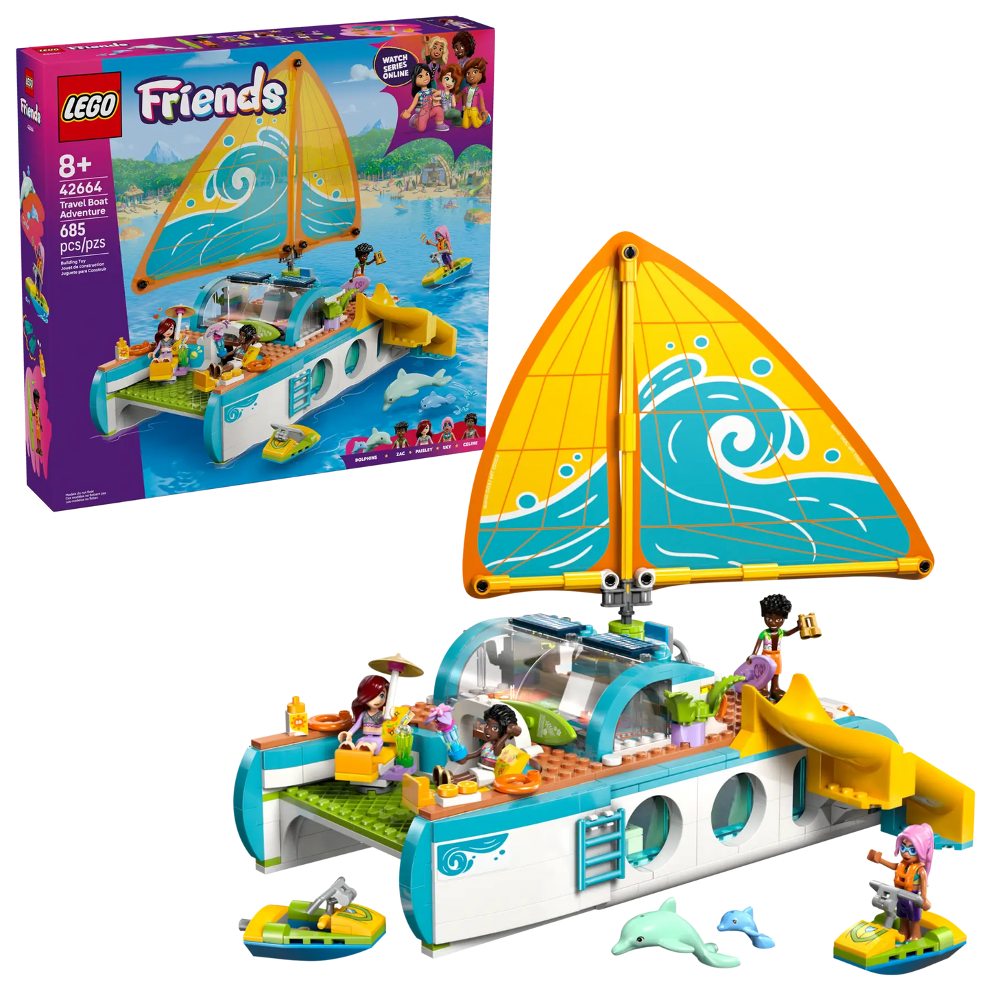 42664 LEGO - Friends - Avventura sul catamarano