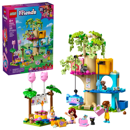 42666 LEGO - Friends - Festa di compleanno felina e Casa sull’albero