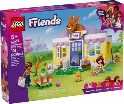 DISPONIBILE DA GENNAIO 2026 - 42679 LEGO - Friends - Hotel dei conigli di Heartlake City