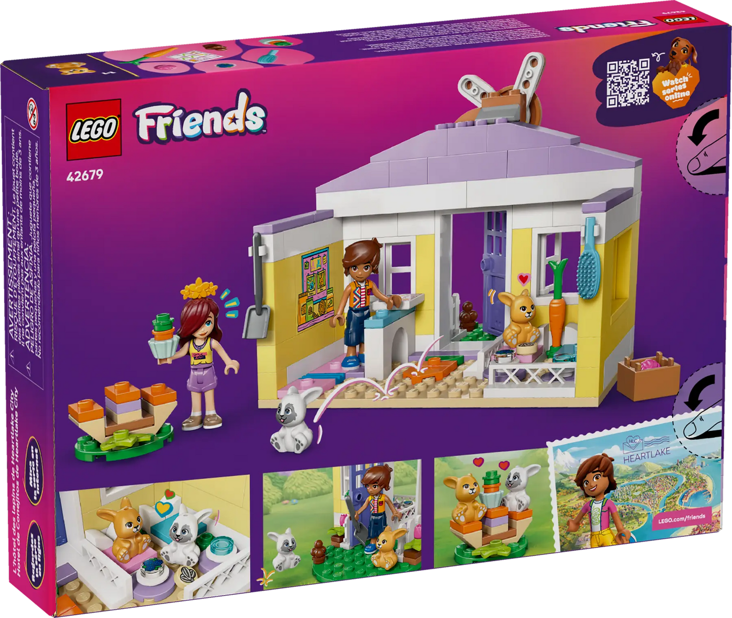 DISPONIBILE DA GENNAIO 2026 - 42679 LEGO - Friends - Hotel dei conigli di Heartlake City