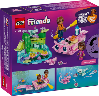 DISPONIBILE DA GENNAIO 2026 - 42681 LEGO - Friends - Barca d’avventura Axolotl