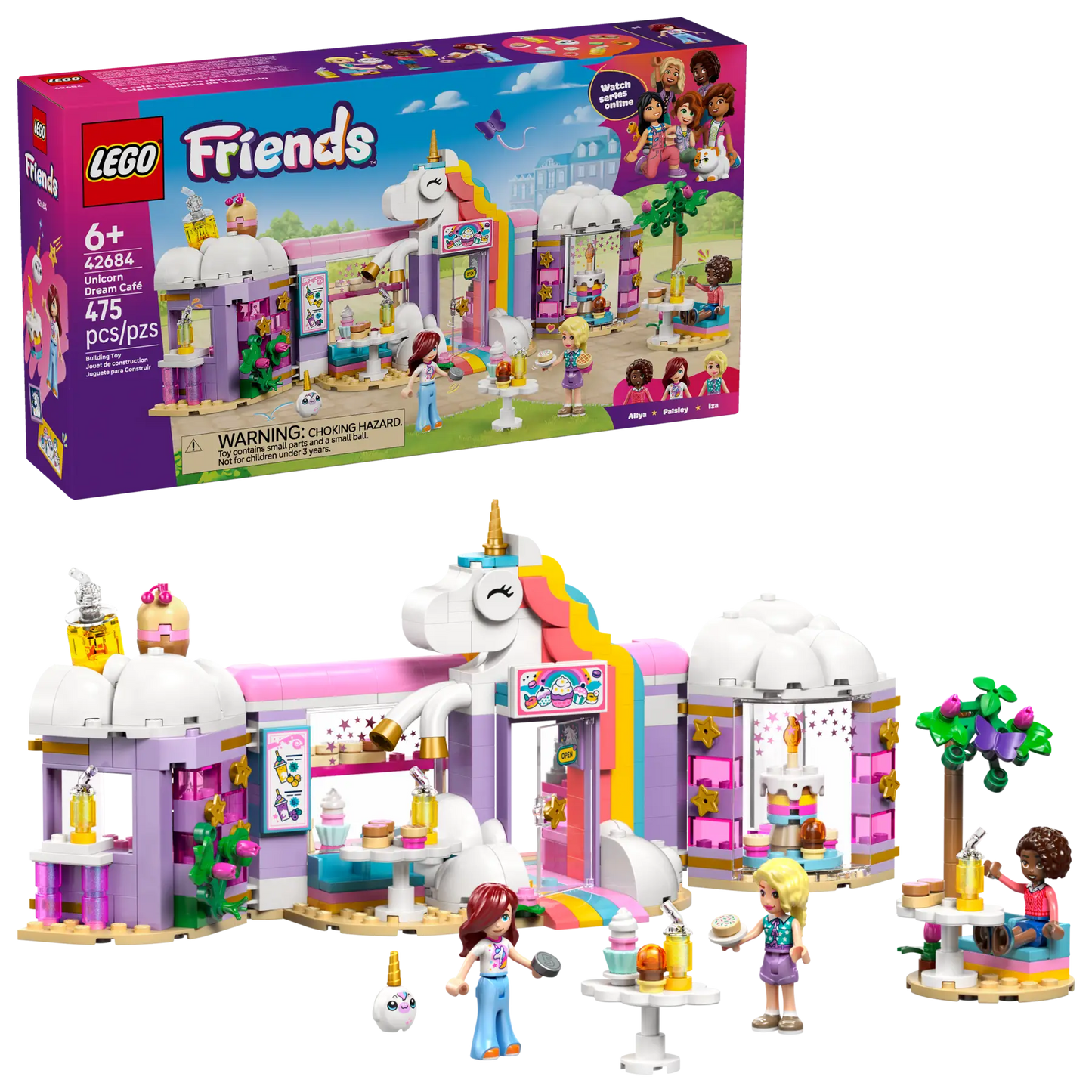 DISPONIBILE DA GENNAIO 2026 - 42684 LEGO - Friends - Caffè dei sogni Unicorno