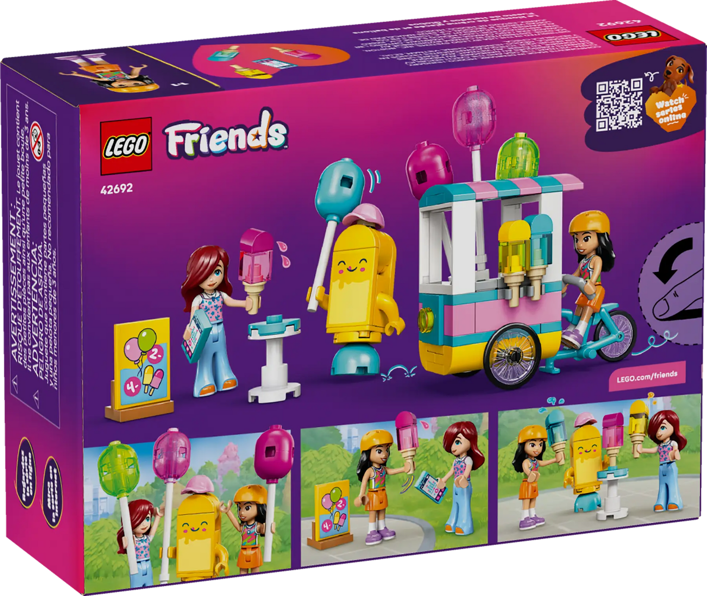 DISPONIBILE DA GENNAIO 2026 - 42692 LEGO - Friends - Bancarella dei gelati con palloncini
