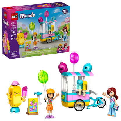 DISPONIBILE DA GENNAIO 2026 - 42692 LEGO - Friends - Bancarella dei gelati con palloncini