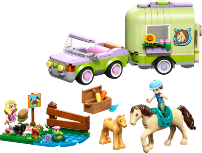 DISPONIBILE DA GENNAIO 2026 - 42695 LEGO - Friends - Rimorchio per cavallo e puledro