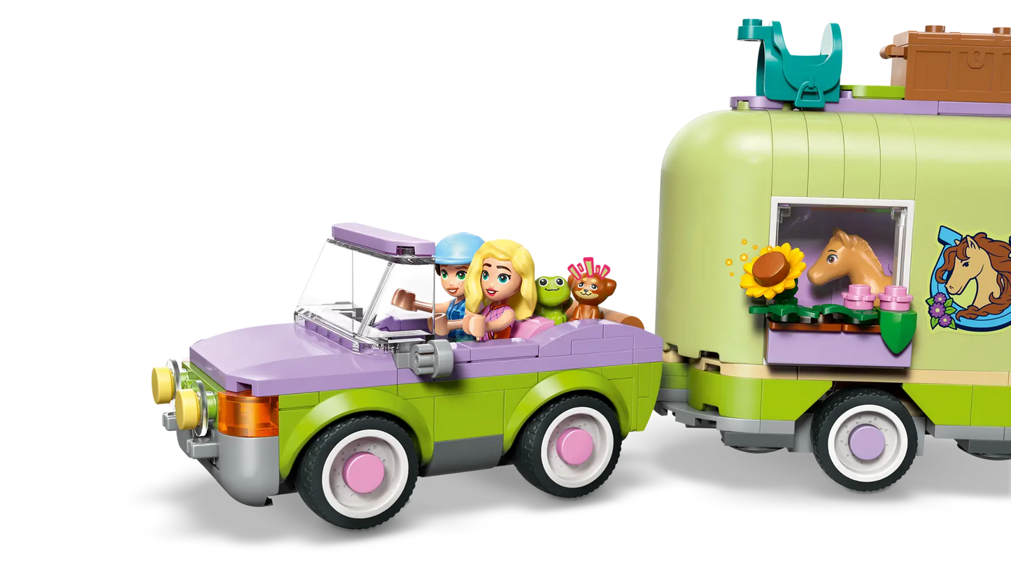 DISPONIBILE DA GENNAIO 2026 - 42695 LEGO - Friends - Rimorchio per cavallo e puledro