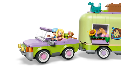 DISPONIBILE DA GENNAIO 2026 - 42695 LEGO - Friends - Rimorchio per cavallo e puledro