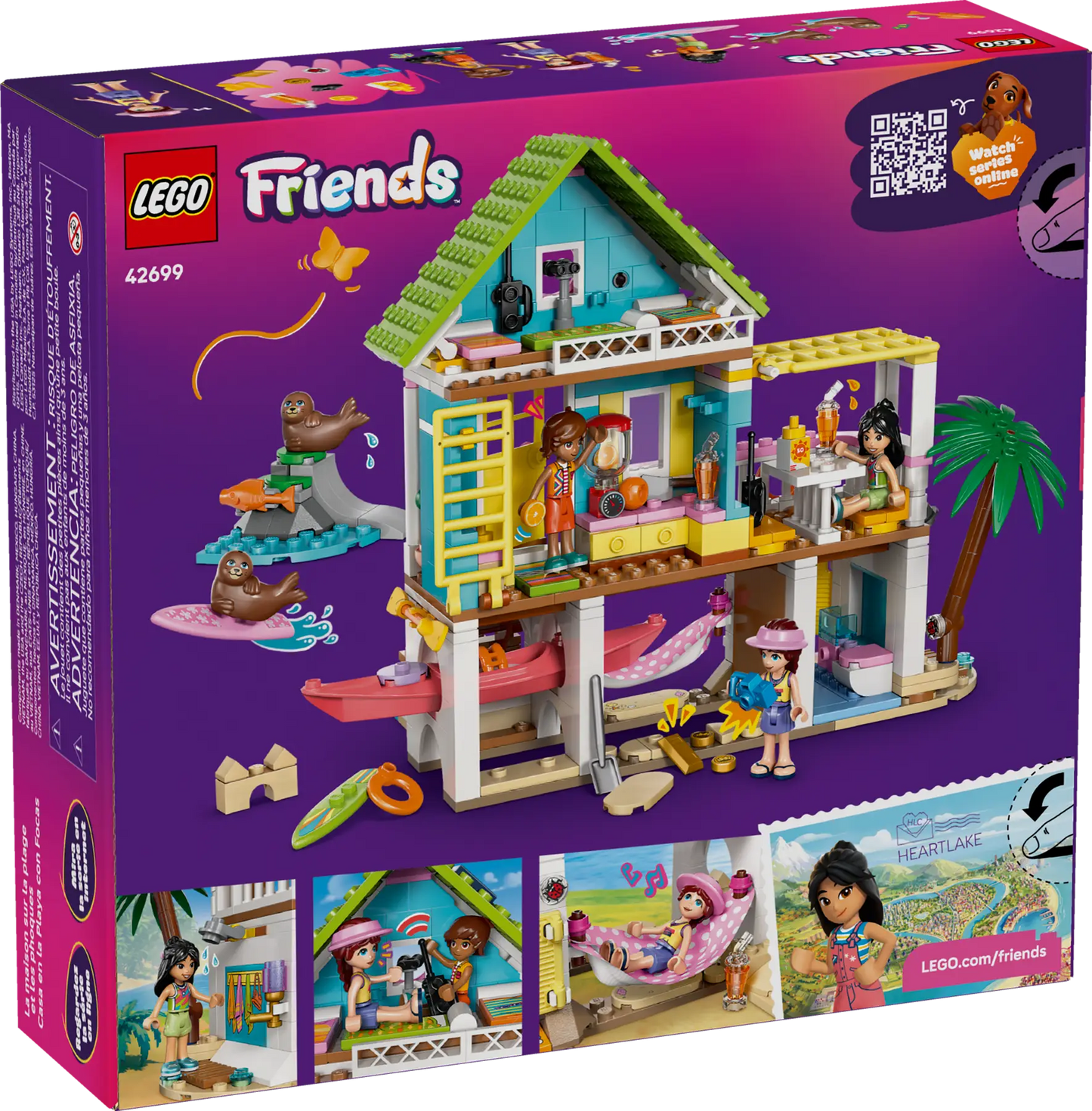 DISPONIBILE DA GENNAIO 2026 - 42699 LEGO - Friends - Casa sulla spiaggia con foche