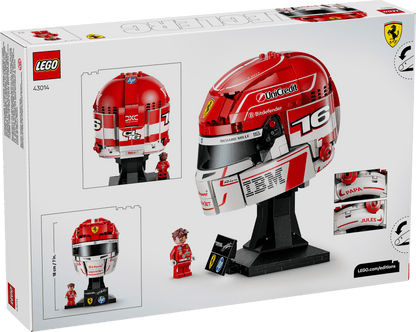 43014 LEGO Editions - Casco di Charles Leclerc Scuderia Ferrari HP