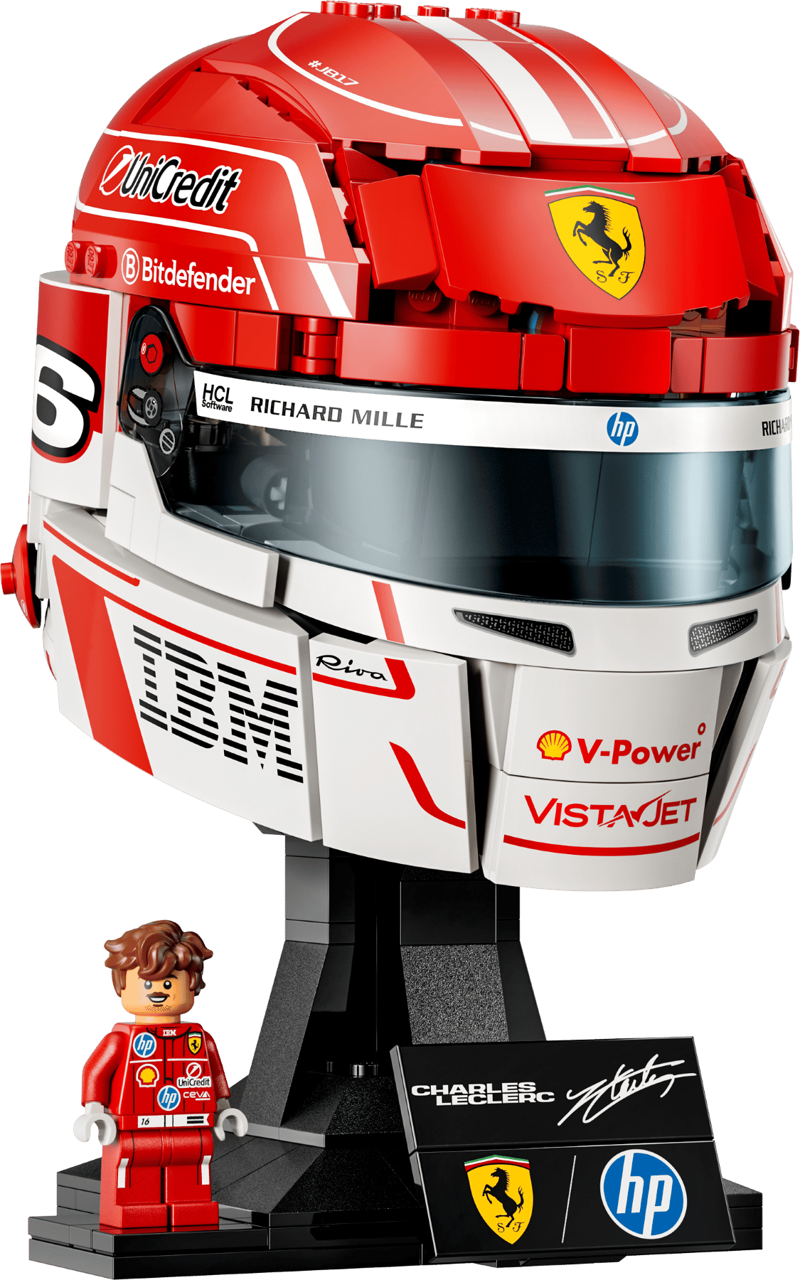 43014 LEGO Editions - Casco di Charles Leclerc Scuderia Ferrari HP