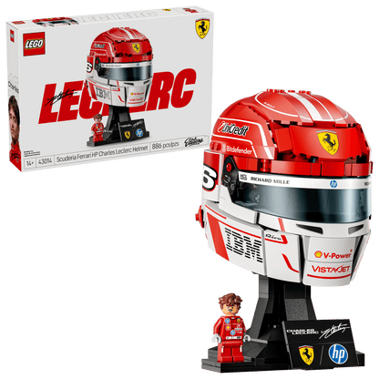 43014 LEGO Editions - Casco di Charles Leclerc Scuderia Ferrari HP