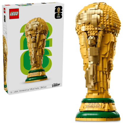 DISPONIBILE DA MARZO 2026 - 43020 LEGO Editions - Trofeo ufficiale Coppa del Mondo FIFA