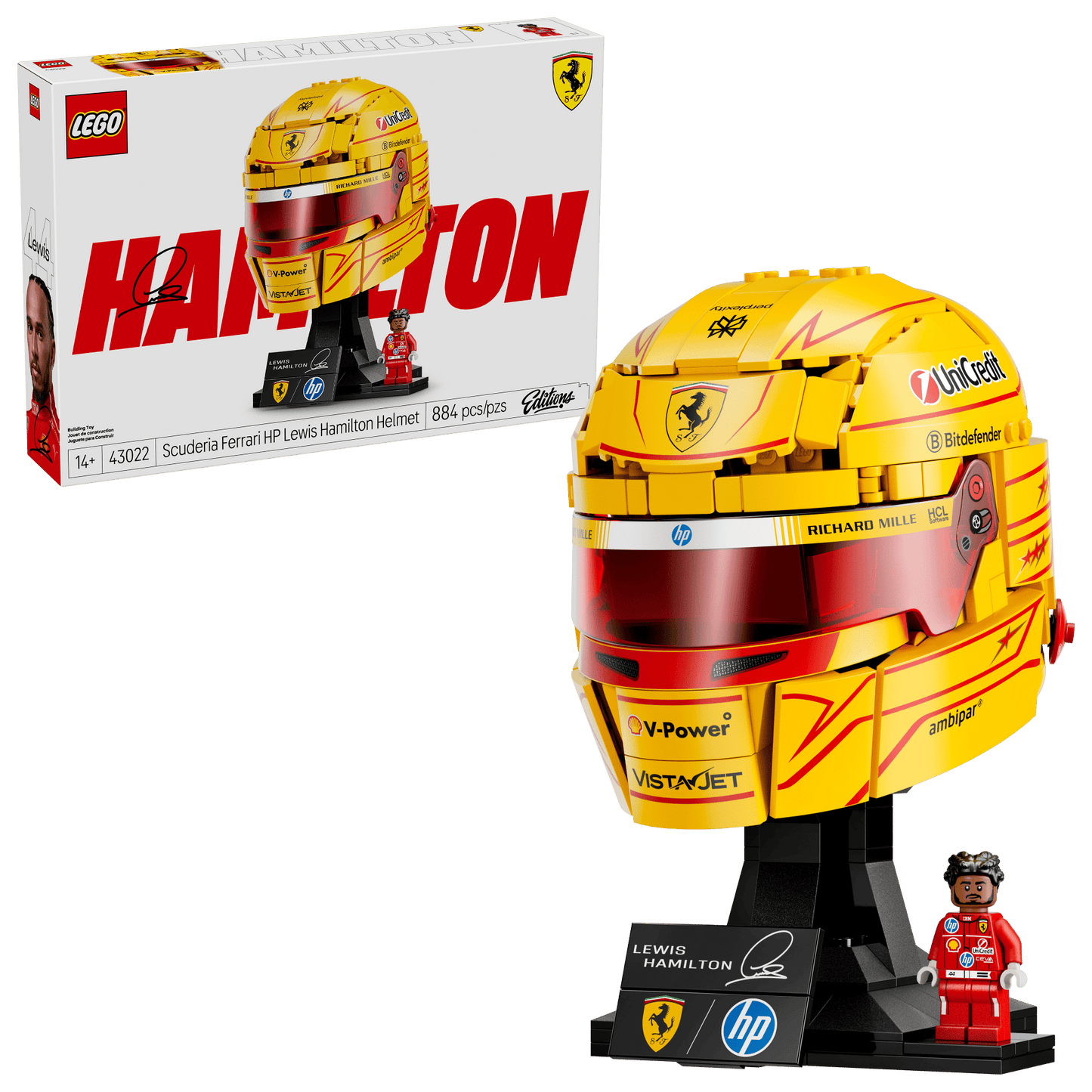 43022 LEGO Editions - Casco di Lewis Hamilton Scuderia Ferrari HP