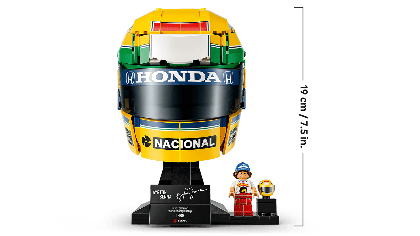DISPONIBILE DA SETTEMBRE 2026 - 43024 LEGO Editions - Casco Ayrton Senna
