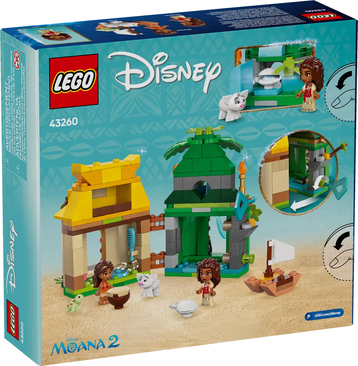 43260 LEGO Disney - Divertimento sull’isola di Vaiana