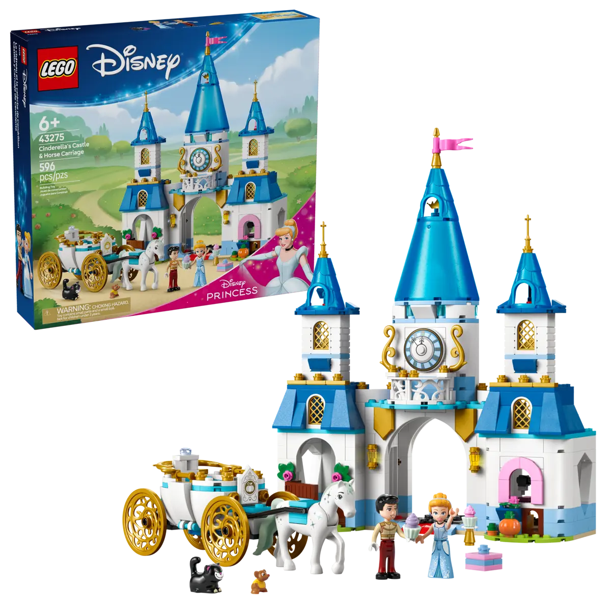 43275  LEGO Disney - Castello e carrozza di Cenerentola