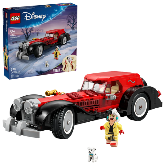 DISPONIBILE DA SETTEMBRE 2025 - 43277 ESCLUSIVA LEGO Disney - Auto di Crudelia De Mon