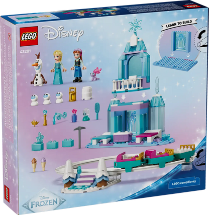 DISPONIBILE DA GENNAIO 2026 - 43281 LEGO Disney - Castello di ghiaccio di Elsa e avventura sulla neve