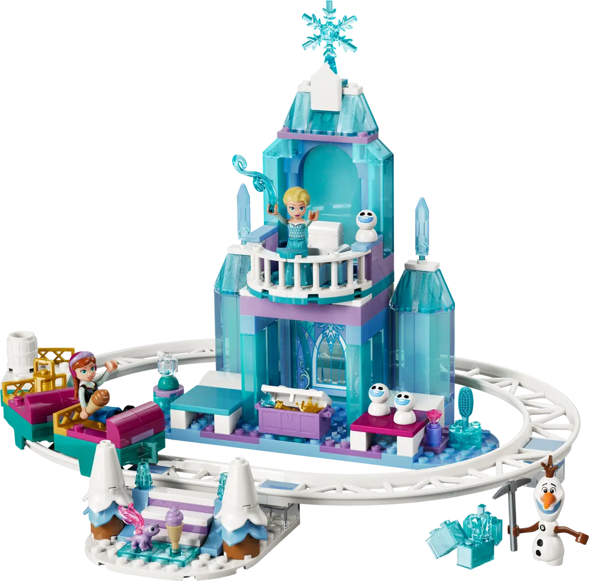 DISPONIBILE DA GENNAIO 2026 - 43281 LEGO Disney - Castello di ghiaccio di Elsa e avventura sulla neve