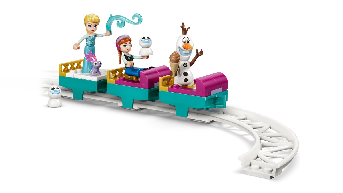 DISPONIBILE DA GENNAIO 2026 - 43281 LEGO Disney - Castello di ghiaccio di Elsa e avventura sulla neve