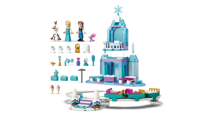 DISPONIBILE DA GENNAIO 2026 - 43281 LEGO Disney - Castello di ghiaccio di Elsa e avventura sulla neve