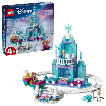 DISPONIBILE DA GENNAIO 2026 - 43281 LEGO Disney - Castello di ghiaccio di Elsa e avventura sulla neve