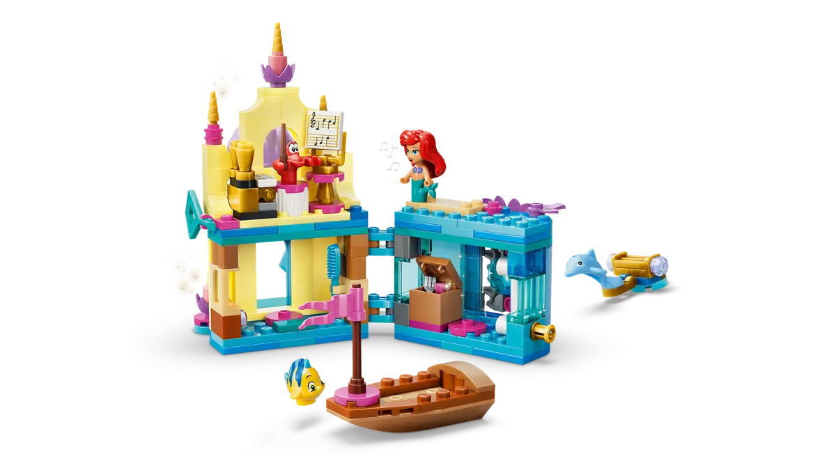 DISPONIBILE DA GENNAIO 2026 - 43285 LEGO Disney - Il magico Mini-palazzo di Ariel