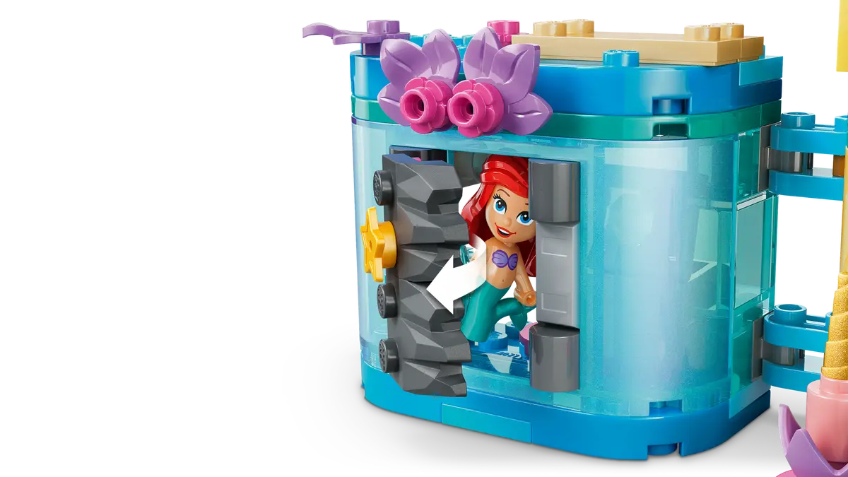 DISPONIBILE DA GENNAIO 2026 - 43285 LEGO Disney - Il magico Mini-palazzo di Ariel