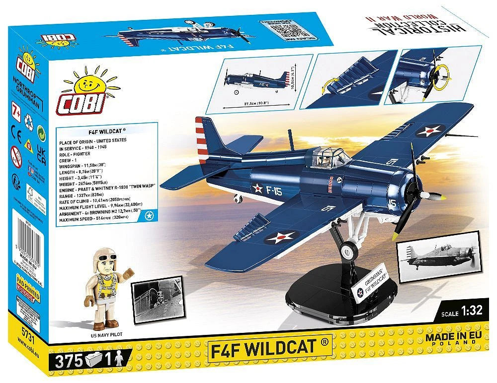 3131 COBI Historical Collection - World War II - F4F Wildcat - Northrop Grumman