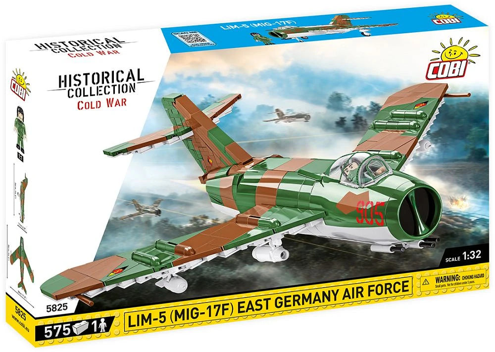 5825 COBI Cold War -Lim-5 ( MiG-17F ) East Germany Air Force